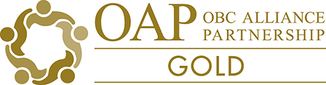 「OAP OBC ALLIANCE PARTNERSHIP GOLD」のロゴ